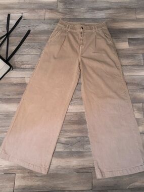 American Eagle AE Dreamy Drape Stretch Trousers – Khaki/Tan
